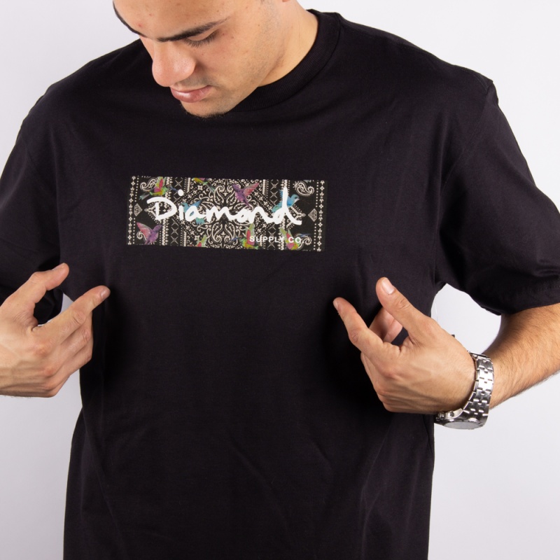 Camiseta Diamond HummingBird Box Preto